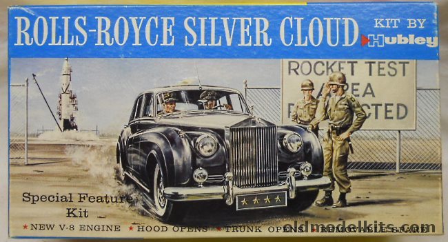 Hubley 1/24 Rolls-Royce Silver Cloud, 157K-200 plastic model kit